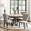 WestinTrends  Velvet Upholstered Tufted Dining Chairs (Set of 4) - 2 of 4