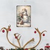 Lomsoe Vintage Snowman Decor,Christmas Snowman Wall Decorations Metal Sign,Winter Christmas Wall Art,8 x 12 Inch - 3 of 4