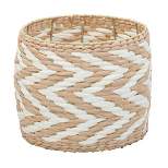 Household Essentials Basket with Handles Cattail and Paper Rope