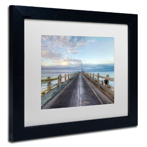 Trademark Fine Art -Chris Moyer 'Carpinteria Pier View I' Matted Framed Art - 1 of 4