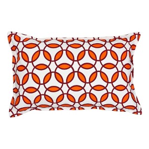 Kensington Garden 14"x22" Oversize Rings Cotton Canvas Lumbar Throw Pillow - 1 of 3