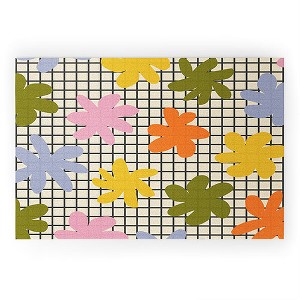 Alisa Galitsyna Playful Flowers 1 Welcome Mat - Deny Designs - 1 of 3