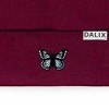 Dalix Butterfly Embroidered Beanie Insect Warm Winter Knit Hat for Women - 2 of 4