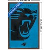 Trends International NFL Carolina Panthers - Logo 25 Framed Wall Poster Prints - 3 of 4