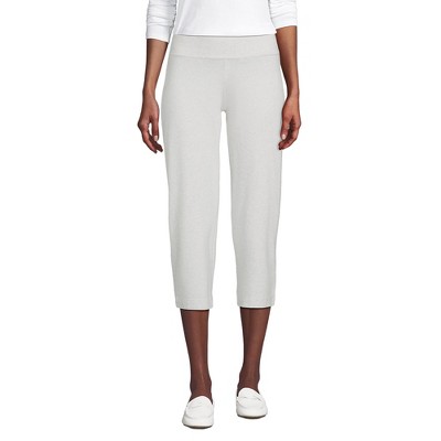 Lands' End Women's Starfish Mid Rise Pull On Crop Pants