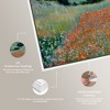 Art Remedy Claude Monet - Poppy Field in a hollow near Giverny Classic Monet Art Prints Framed - 4 of 4