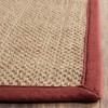 Natural Fiber Basket Weave  NF114 Power Loomed Indoor Rugs - Safavieh - 2 of 4