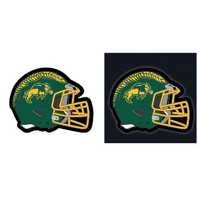 Evergreen Ultra-Thin Edgelight LED Wall Decor, Helmet, North Dakota State University- 19.5 x 15 Inches Made In USA