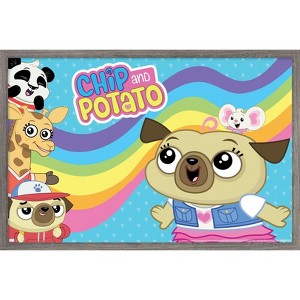 Trends International Chip and Potato - Rainbow Framed Wall Poster Prints - 1 of 4