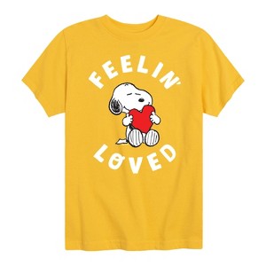 Boys' - Peanuts - Feelin Loved Short Sleeve Graphic T-Shirt - 1 of 4