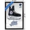 Trends International NHL Winnipeg Jets - Drip Skate 21 Framed Wall Poster Prints - 3 of 4