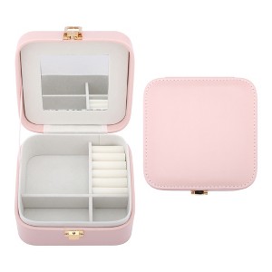 REGALWOVEN Mini Portable Compact Jewelry Box for Travel - 1 of 4