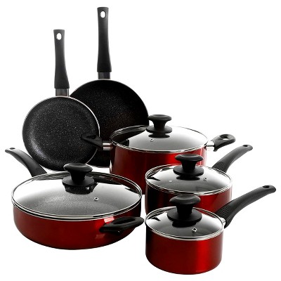 Greenpan Madison 12pc Hard Anodized Ceramic Non-stick Cookware Set : Target