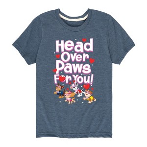 Boys' - Paw Patrol - Head Over Paws For You Short Sleeve Graphic T-Shirt - 1 of 4