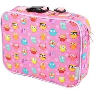 Bentology Lunch Box- Kids Insulated Durable Owl Lunchbox Tote Bag Fits Bento Boxes, Jars & Bottles- Reusable Sleeve Keeps Food Hotter or Colder Longer - 1 of 4