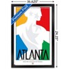 Trends International Team USA - Atlanta 1996. Games of the XXVI Olympiad. Framed Wall Poster Prints - 3 of 4