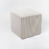 Lynwood Square Upholstered Cube Ottoman - Threshold™ designed with Studio McGee - 3 of 4