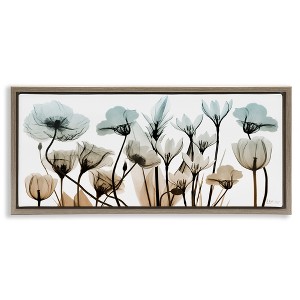 Stupell Industries Mixed Transparent Flowers, 31" x 14" - 1 of 4