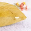 Unique Bargains Short Plush Throw Solid Geometric Soft Pillow Covers 2 Pcs - 4 of 4