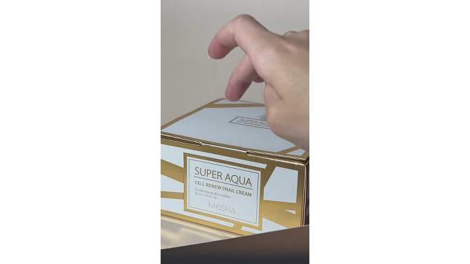 Missha Super Aqua Snail Cream-  1.75 fl.oz, 2 of 10, play video