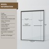 GDFStudio Tauton Double Sliding Shower Door with Tempered Glass - 3 of 4