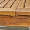 CAVINAS Patio Dining Table,Expandable Outdoor Acacia Wood Dining Table,Outdoor Patio Table for 6 to 8 - 4 of 4