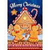 Briarwood Lane Christmas House Flag 40x28 For Outdoor Gingerbread House For Christmas House Flag - 3 of 4