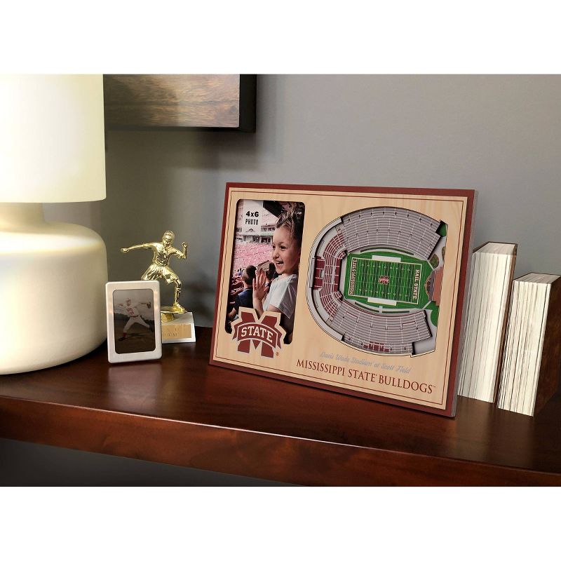 4&#34; x 6&#34; NCAA Mississippi State Bulldogs 3D StadiumViews Picture Frame, 2 of 6