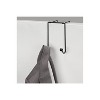 Fellowes Wire Partition Additions Plastic Double Coat Hook Black (75510) 423889 - 4 of 4