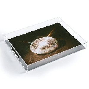 Samantha Hearn Disco Ball Art Acrylic Tray - Deny Designs - 1 of 4
