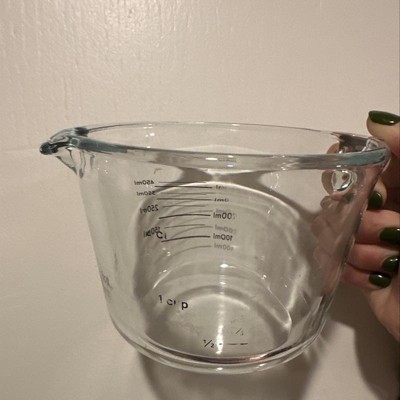 DOITOOL 2 Cup Glass Measuring Cup with Lid, Clear Measuring Cup