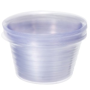 Unique Bargains Indoor Outdoor Plastic Plant Pot Saucer Plastic Flower Drip Tray Clear 20 Pcs - 1 of 4