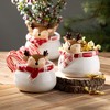 5.5"H Sullivans Christmas Whimsical Reindeer Containers Set of 3, Multicolor, Indoor Christmas Decor - 3 of 4