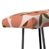 Alisa Galitsyna Peach Harvest Bench Orange/Black - Deny Designs: Faux Leather, Steel Legs, Artist-Designed - 3 of 4