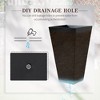 Okak 3 Pack 28" Tall Planters with Drainage Hole, Stylish Indoor & Outdoor Flower Pots for Porch, Patio, Deck - 4 of 4