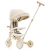 Vynxaria 7-in-1 Baby Tricycle: Foldable, Adjustable Parent Handle, Canopy, Guardrail for 12-72 Months - 4 of 4