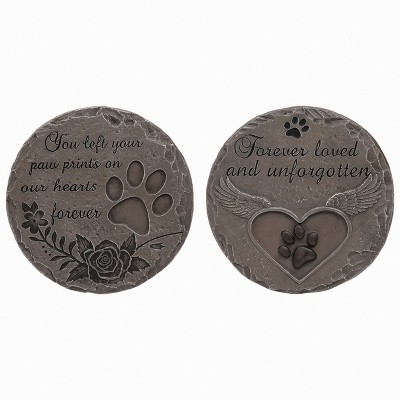 Transpac Never Forgotten Memorial Stone Set of 2 Spring Home Decorations