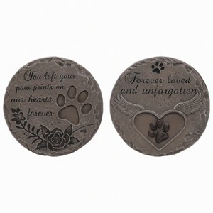 Transpac Never Forgotten Memorial Stone Set of 2 Spring Home Decorations - 1 of 1