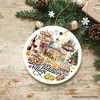 Peddler’s Village Artistic Ornament with Rustic Pennsylvania Scenery, Vintage Ceramic Christmas Souvenir| OrnamentallyYou - 4 of 4