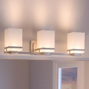Urban Ambiance Luxury Transitional Bathroom Vanity Light,  6.5"H x 22.125"W,  Brushed Nickel Finish, UHP2602 - 1 of 4