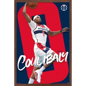 Trends International NBA Washington Wizards - Bilal Coulibaly 25 Framed Wall Poster Prints - 1 of 4