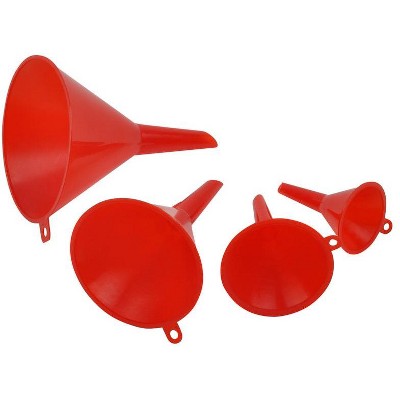 Home Plus H110601 Funnel Set, Plastic, Red