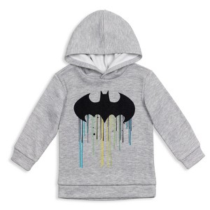 DC Comics Justice League Batman Fleece Pullover Hoodie Toddler to Big Kid - 1 of 4