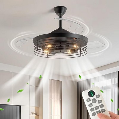 Cedar Hill 42 in. Retractable Blades Ceiling Fan (Filament Bulb Not Included)