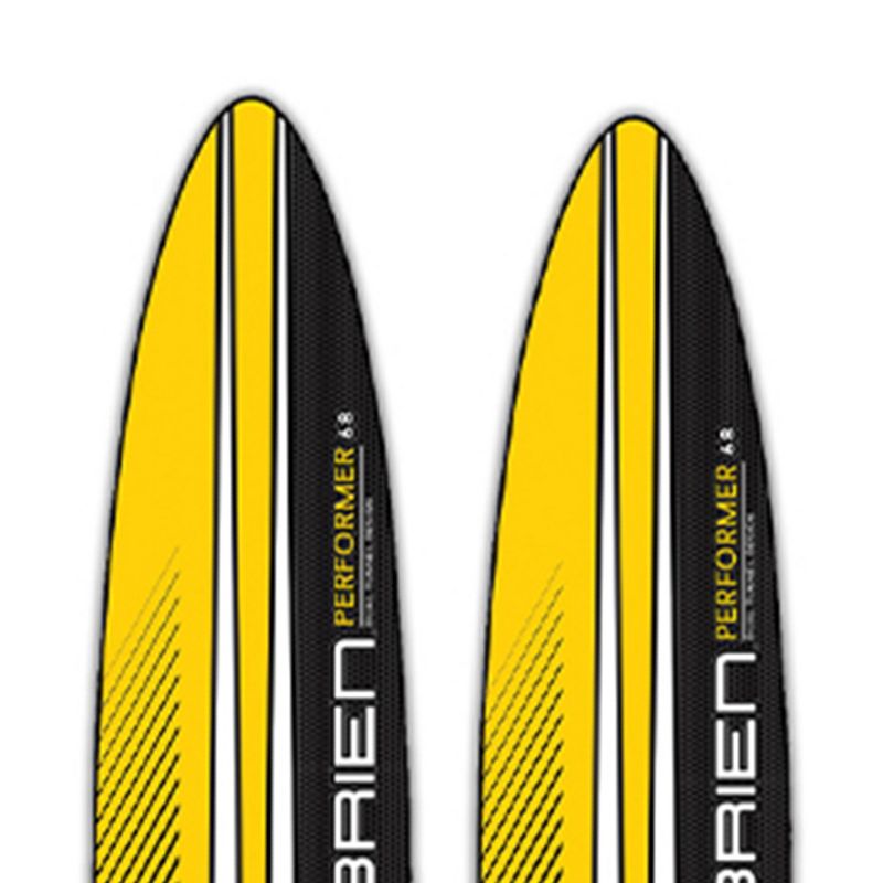O'Brien Watersports 2191106 Adult 68 inches Performer Combo Water Skis Sizes 7-13, Yellow and Black, 2 of 4