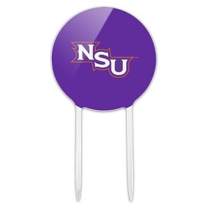 Northwestern State University Primary Acrylic Cake Topper Party Decoration for Wedding Anniversary Birthday Graduation - 1 of 4
