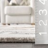Nuloom Laina Greek Key High/Low Wool Indoor Area Rug, 5' x 8', Ivory - 3 of 4