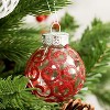 25 Pcs Christmas Ball Ornaments, 2.36 Inch Clear Christmas Tree Decorations, Shatterproof Xmas Tree Halling Balls Ornaments for Christmas Tree - 3 of 4