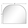 TEHOME Large Arched Metal Framed Wall Mounted Bathroom Vanity Mirror - 4 of 4