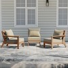 WestinTrends Avalon Outdoor Patio HDPE Sectional Sofa with Patio Cushions - 2 of 4